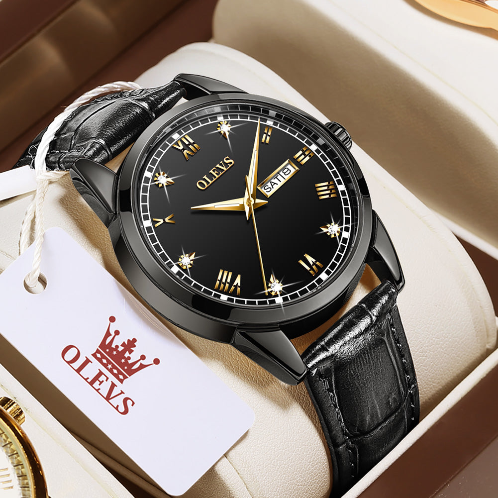 OLEVS Watches for Man 6896 All Black