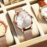 OLEVS Watches for Woman 5189 Rose White