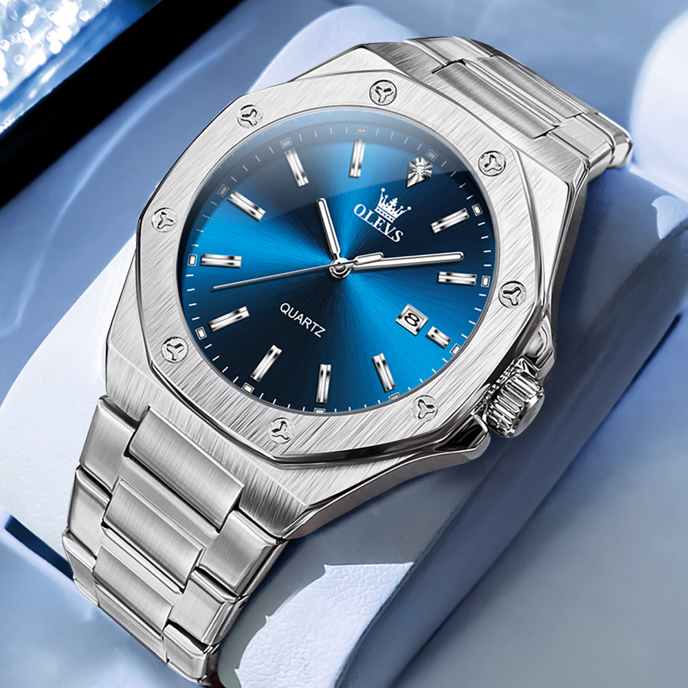 OLEVS Watches for Man 3613 Blue