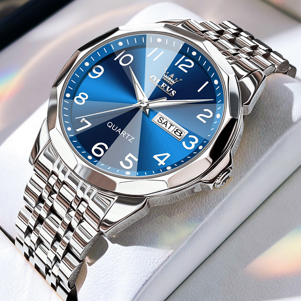 OLEVS Watches for Man 9970 Blue