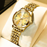 OLEVS Watches for Woman 9970 Golden