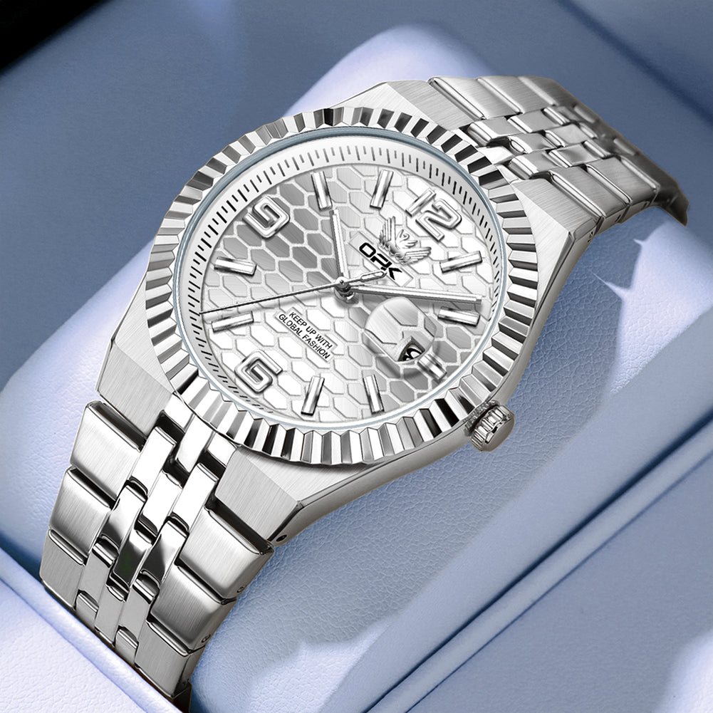 OLEVS Watches for Man 8186 White