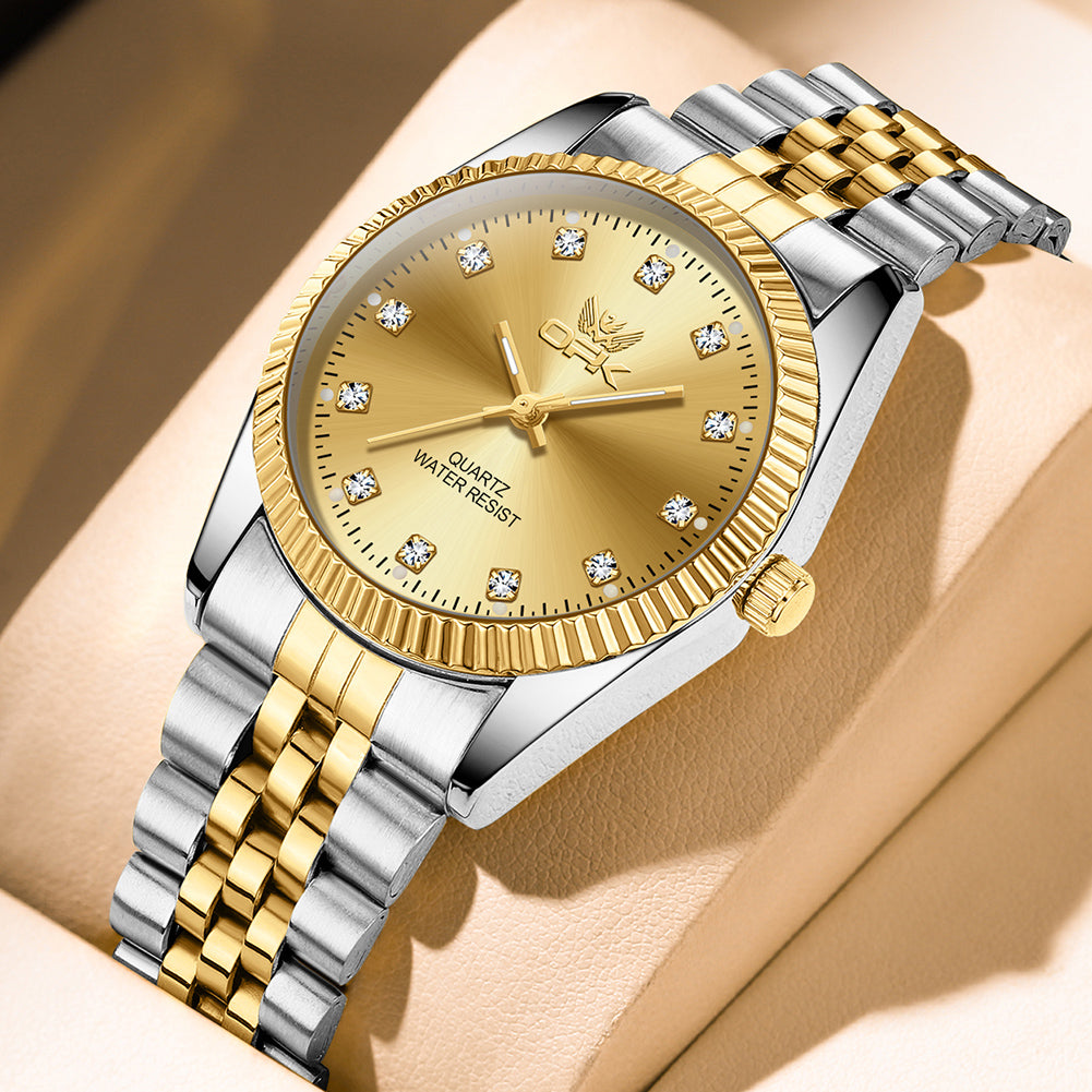 OLEVS Watches for Man 6027 Golden -J