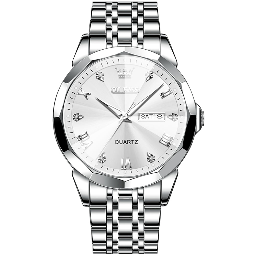 Silver Strap - White Dial Silver Trim