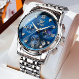 OLEVS Watches for Man 2858 Blue