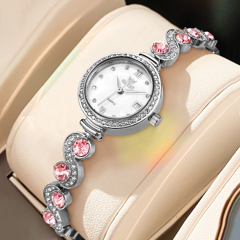 OLEVS Watches for Woman 5633 White