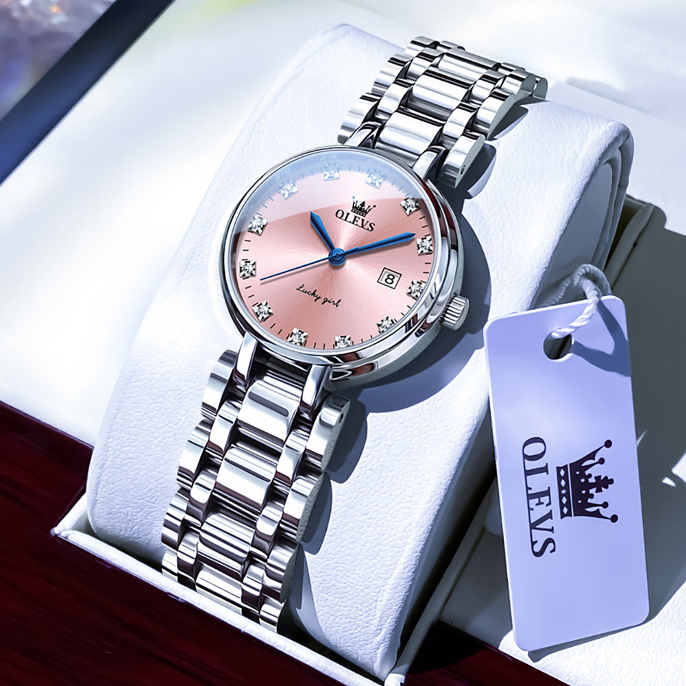 OLEVS Watches for Woman 5575 Pink