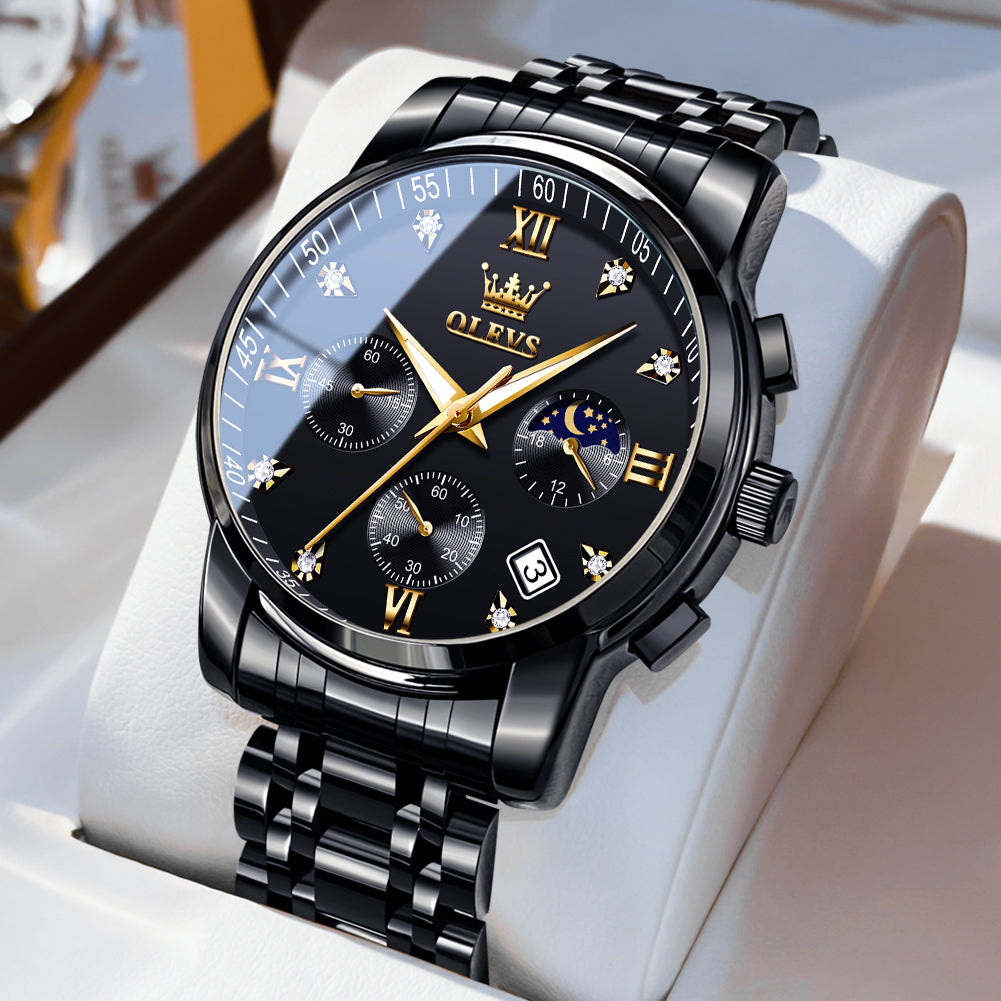OLEVS Watches for Man 2858 All Black