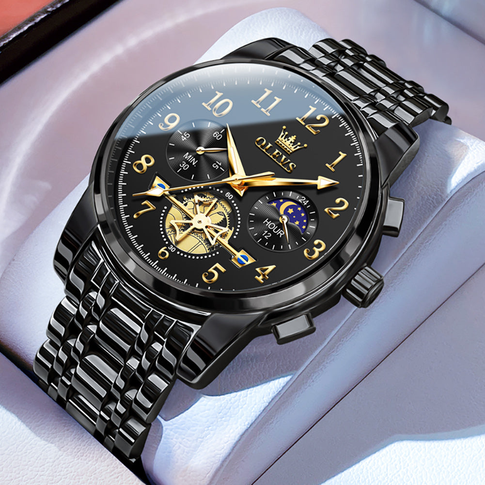 OLEVS Watches for Man 2900 All Black