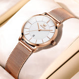 OLEVS Watches for Woman 5869 Rose White DW