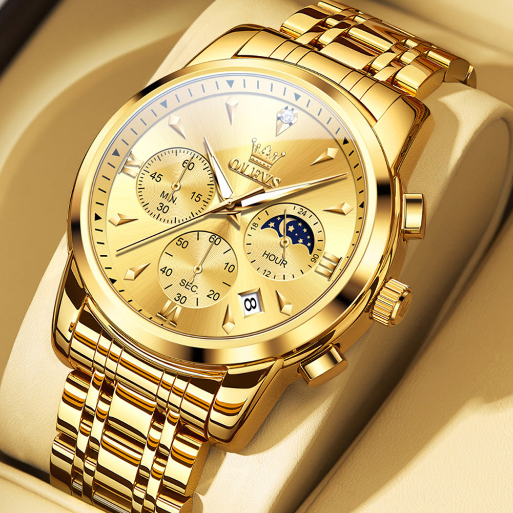 OLEVS Watches for Man 3639 Golden