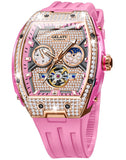 OLEVS 6016 Womens Automatic Watch Self Winding Original Diamond Luxury Date Ladies Dress Classic Luminous Waterproof Wrist Watches