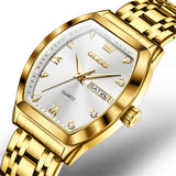 OLEVS Watches for Man 5528 Golden White
