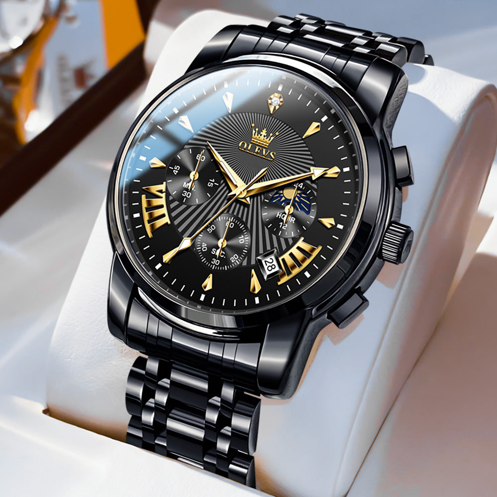 OLEVS Watches for Man 2892 All Black