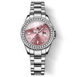 Silver Strap - Red Dial Silver Trim