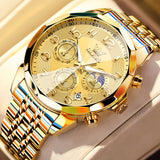 OLEVS Watches for Man 3676 Golden