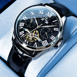 Black Strap-Black Dial Silver Trim