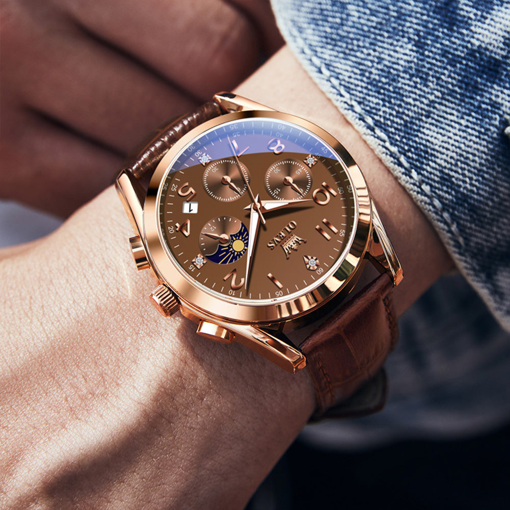 Gold Strap - Full Rose Dial