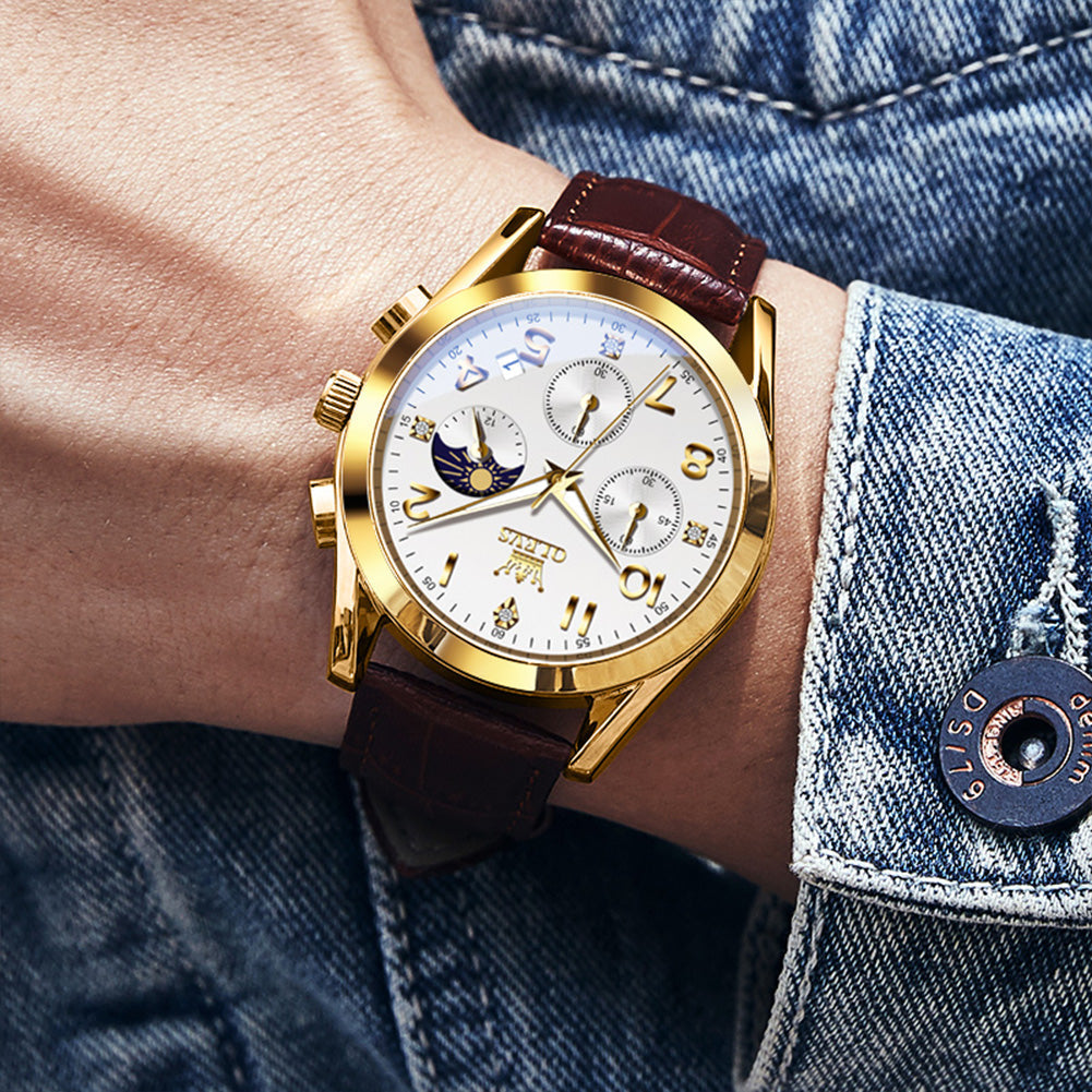 Gold Strap - White Dial Gold Trim