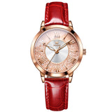 Red Strap-Full Rose gold