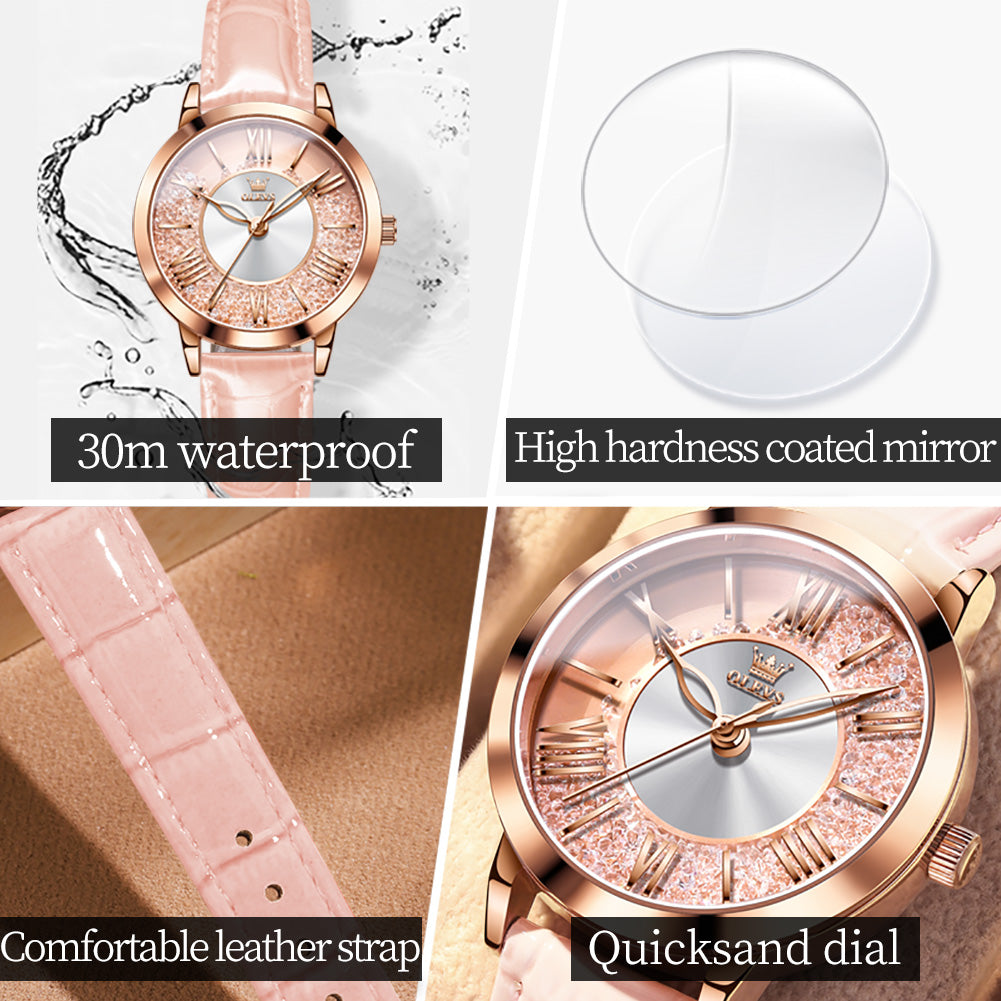 Pink  Strap-Full Rose gold