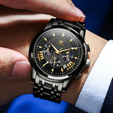 OLEVS Watches for Man 2892 All Black
