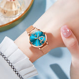 OLEVS Watches for Woman 5189 Rose Blue