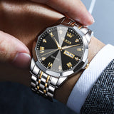 Two Tone Strap - Black Dial Gol Trim