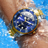 OLEVS Watches for Man 5885 Golden Blue