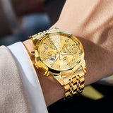 OLEVS Watches for Man 3676 Golden