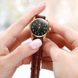 OLEVS Watches for Woman 5566 Golden Black