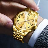 OLEVS Watches for Man 9970 Golden