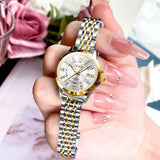 OLEVS Watches for Woman 3620 Golden White