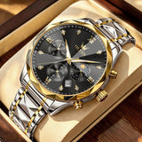 OLEVS Watches for Man 2730 Golden Black