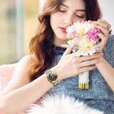 OLEVS Watches for Woman 2897 Golden Black