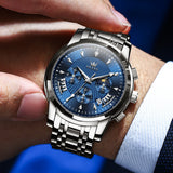 OLEVS Watches for Man 2892 Blue