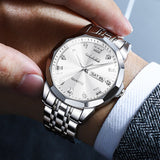 OLEVS Watches for Man 9931 White