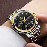 OLEVS Watches for Man 2858 Golden Black