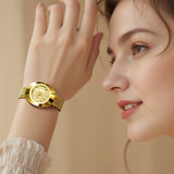 OLEVS Watches for Woman 7008 Golden