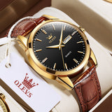 OLEVS Watches for Man 6898 Golden Black