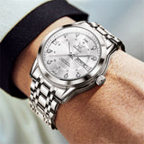 OLEVS Watches for Man 5513 White
