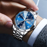 OLEVS Watches for Man 9970 Blue