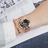 OLEVS Watches for Woman 5189 Rose Black DW