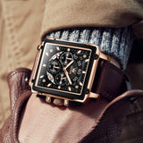 OLEVS Watches for Man 9919 Rose Black