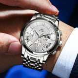 OLEVS Watches for Man 2892 White