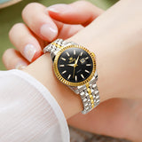 OLEVS Watches for Woman 5593 Golden Black