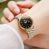 OLEVS Watches for Woman 5526 Golden Black