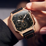 OLEVS Watches for Man 9950 Rose Black