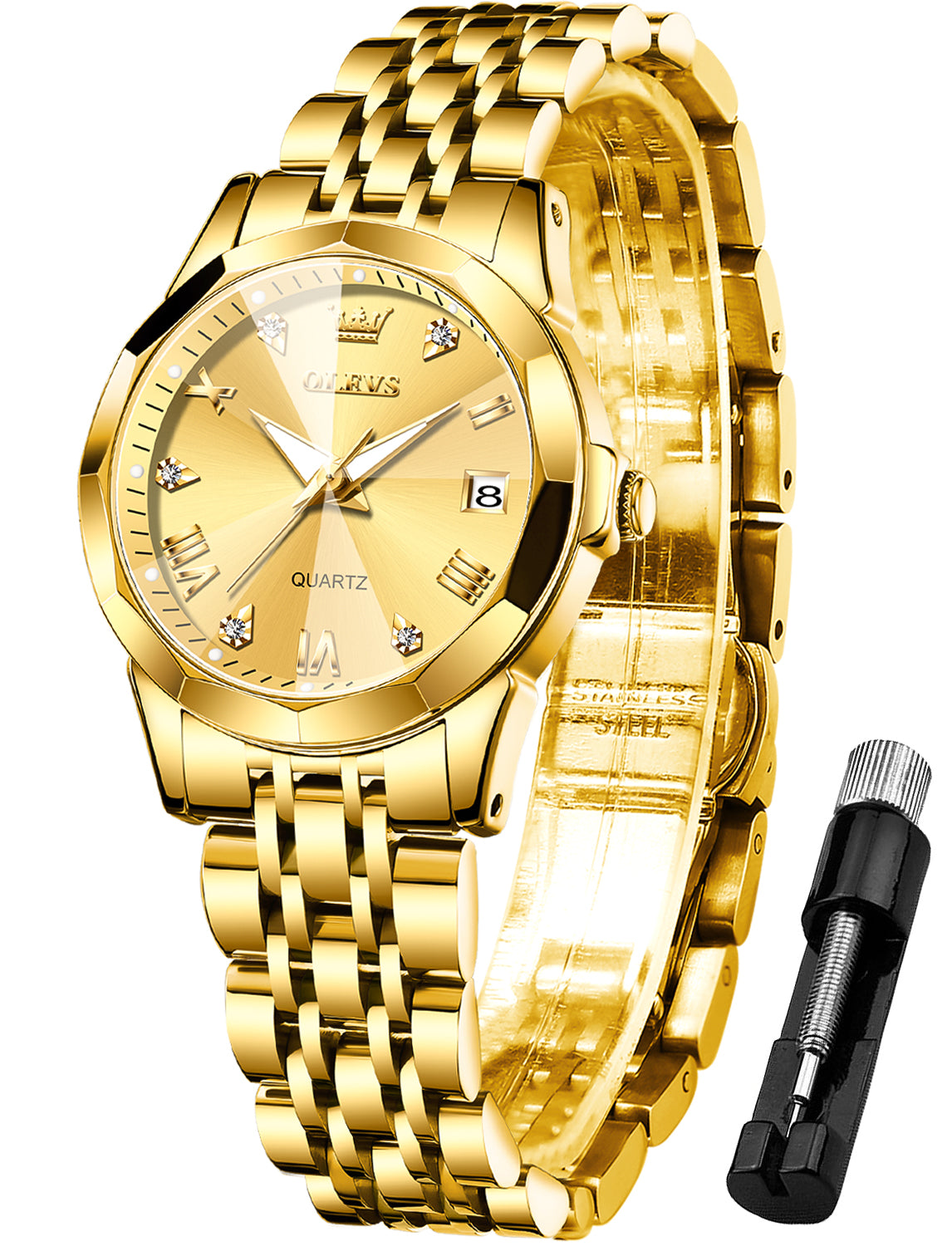 OLEVS Watches for Woman 9931 Golden