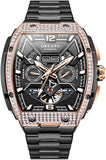 OLEVS Automatic Mens Watch, Self Winding, Stainless Steel, Watch for Men 6016